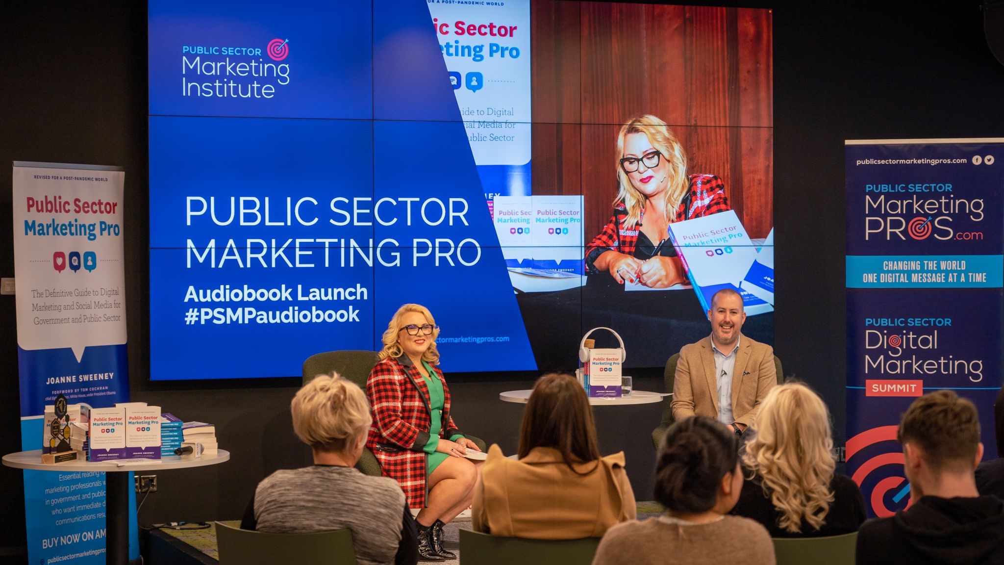 Public Sector Marketing Pro Audiobook launch by Joanne Sweeney